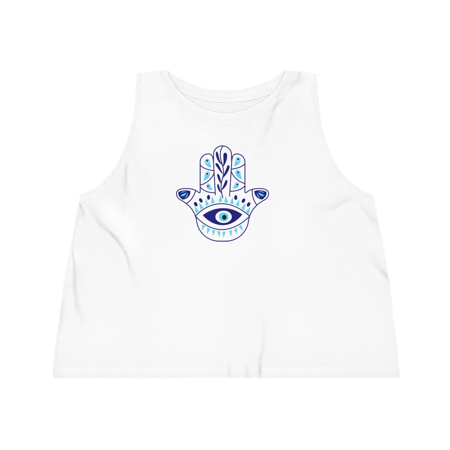 Evil eye protection Women's Dancer Cropped Tank Top