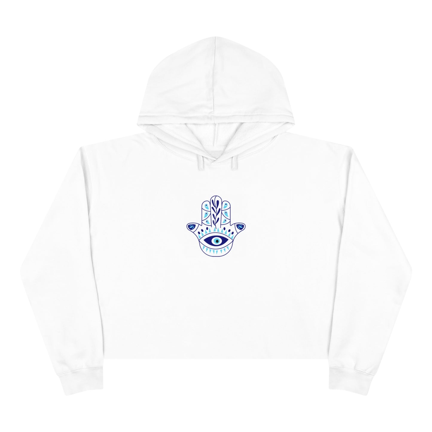 Evil Eye Protection Crop Hoodie