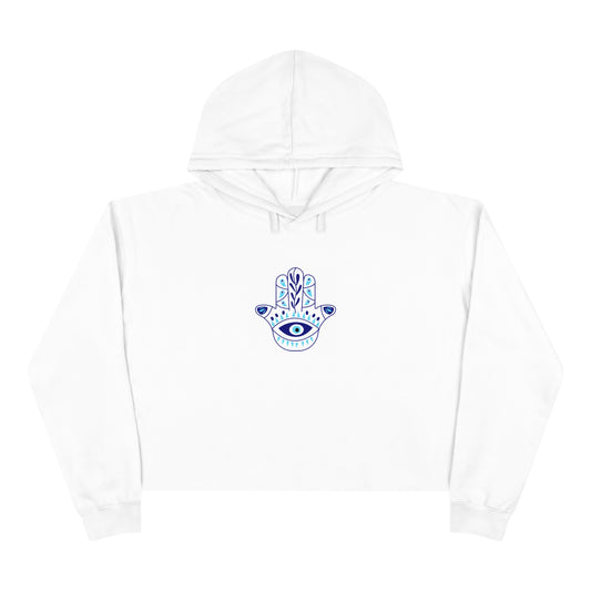 Evil Eye Protection Crop Hoodie