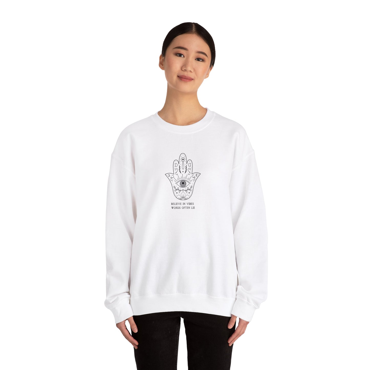 Evil eye protection Unisex Heavy Blend™ Crewneck Sweatshirt